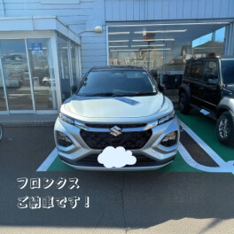 フロンクスをご納車させていただきました★